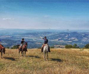 Te paard door charmant Toscane over historische ‘Etruskentrail’