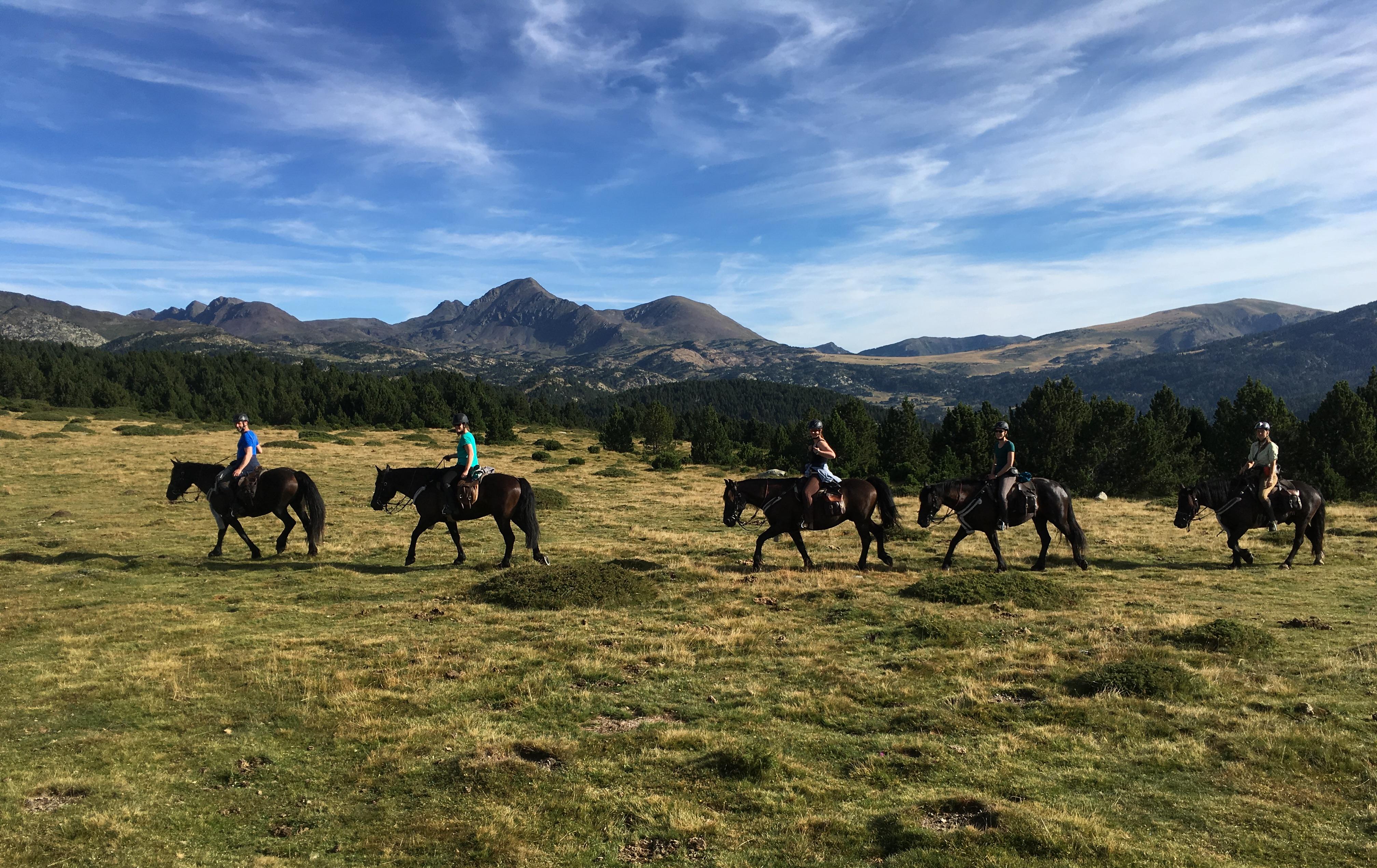 paardrijden in Pyreneeën