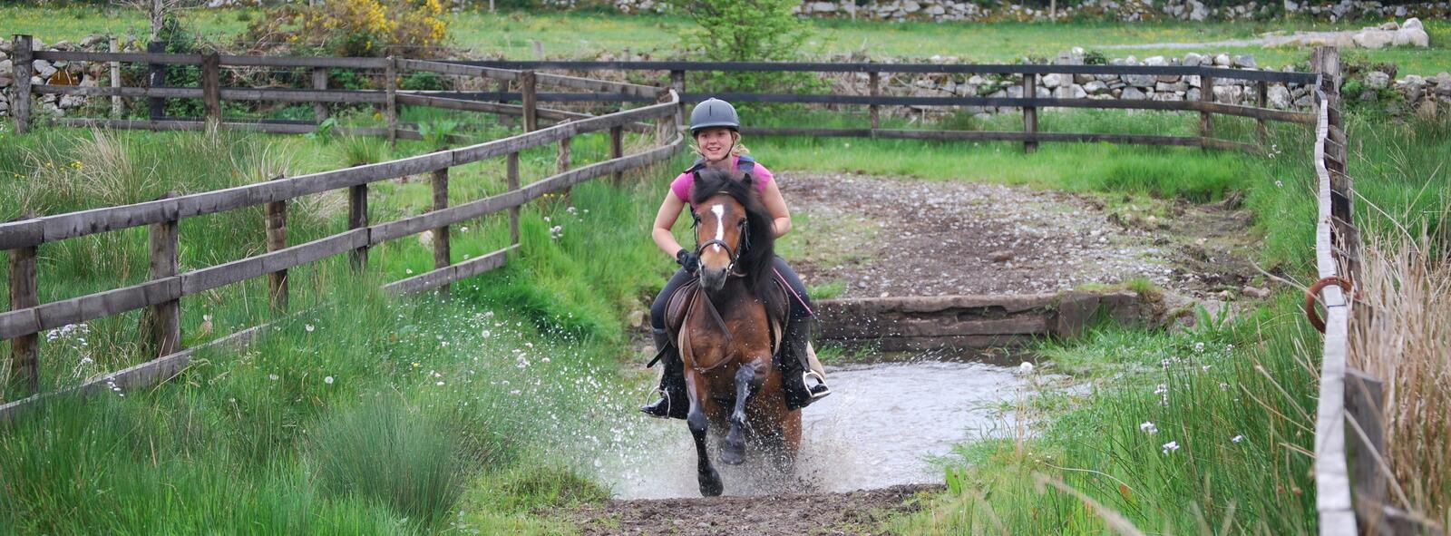 Springen cross country op je vakantie